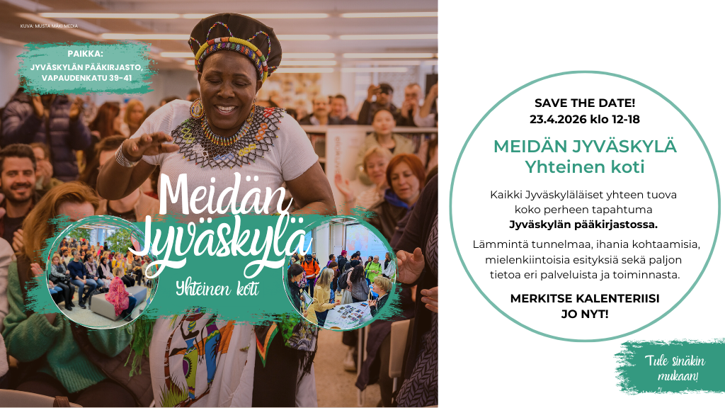 Ihmisiä Meidän Jyväskylä tapahtumassa